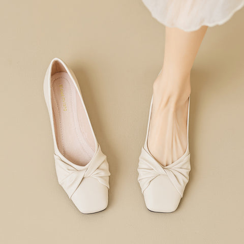 Women's Daily Commuting Soft Sole Breathable Large Size Slip-On Flats