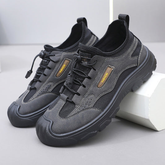 Men's Outdoor Mountaineering All-Match Casual Breathable Soft-Soled Sneakers