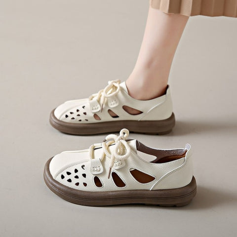 Women's European American Casual Comfortable Lace-Up Breathable Sandals