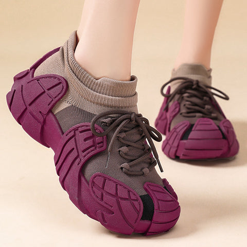 Women's Flyknit Casual Comfortable Breathable Lightweight Sneakers