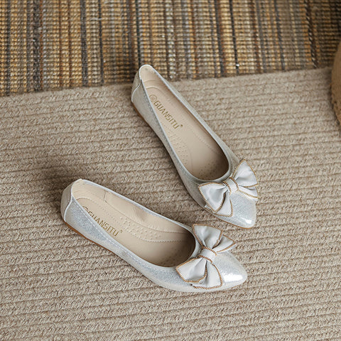 Women's Professional All-Match Breathable Wear-Resistant Flower Flats