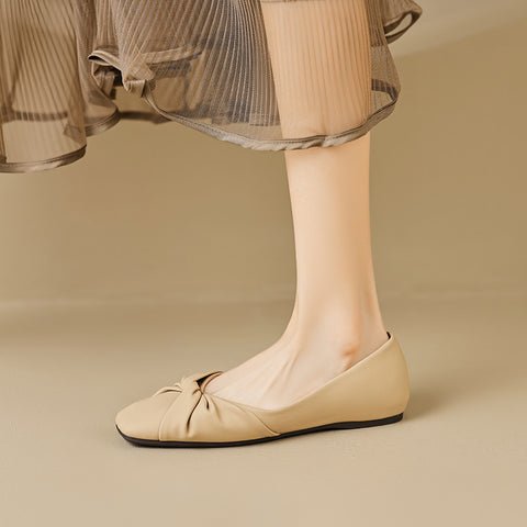 Women's Daily Commuting Soft Sole Breathable Large Size Slip-On Flats