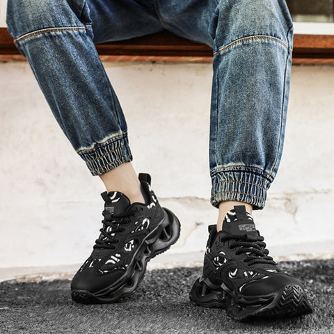 Men's Mesh Casual Comfortable Running Breathable Contrasting Color Sneakers