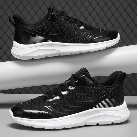 Men's Mesh Travel All-Match Casual Large Size Lace-Up Sneakers