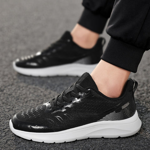Men's Mesh Travel All-Match Casual Large Size Lace-Up Sneakers