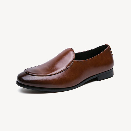 Men's British Style All-Match Slip-On Lazy Pointed Loafers