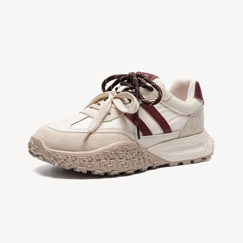 Women's Retro Casual Moral Training Color Block Anti-Slip Sneakers