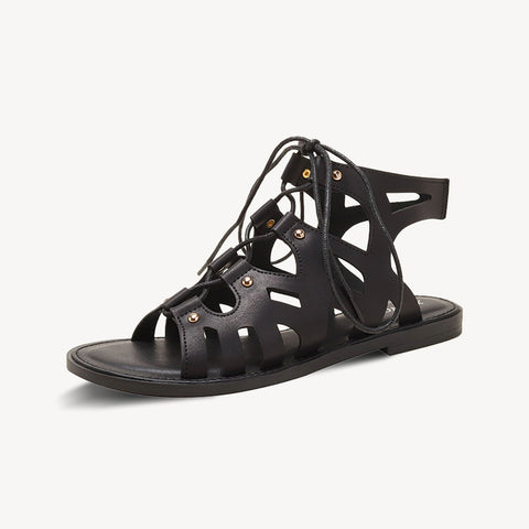 Women's Roman Style Fashionable Versatile Hollow Strap Sandals