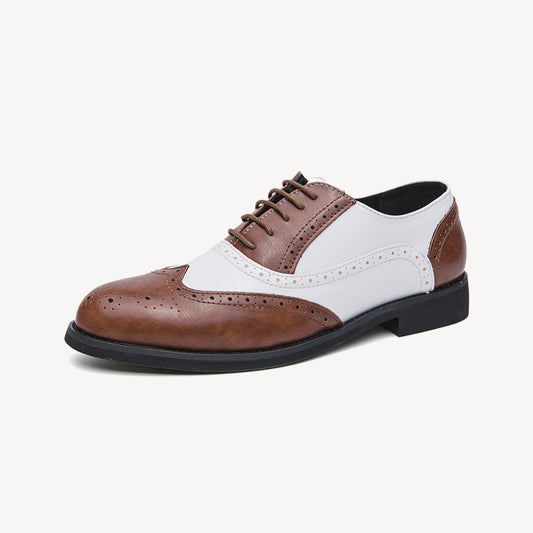 Men's Business Retro British Style Versatile Fashion Large Size Oxfords