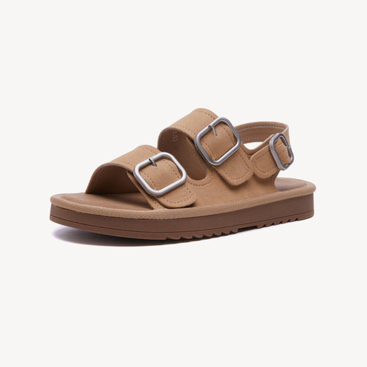 Women's Outdoor Beach Casual Fashion With  Metallic Buckle Sandals