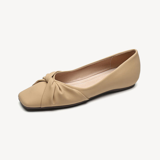 Women's Daily Commuting Soft Sole Breathable Large Size Slip-On Flats