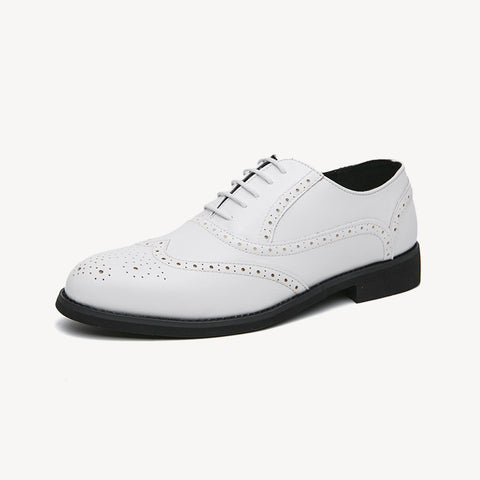 Men's Business Retro British Style Versatile Fashion Large Size Oxfords
