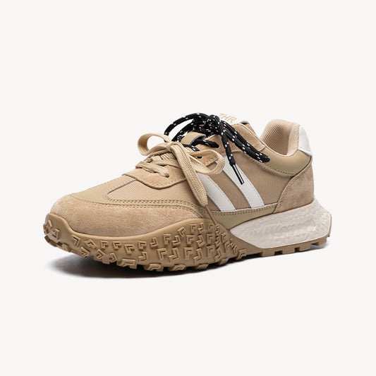 Women's Retro Casual Moral Training Color Block Anti-Slip Sneakers
