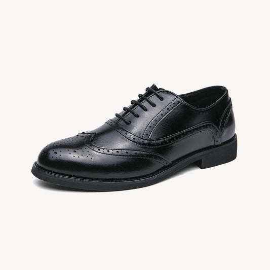 Men's Business Retro British Style Versatile Fashion Large Size Oxfords